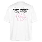 Dos T-shirt  couleur blanc Sweat Together  Stay Together Logo floqué noir