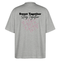 Dos T-shirt  couleur gris chiné Sweat Together  Stay Together Logo floqué noir