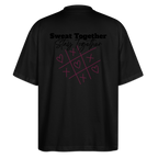 Dos T-shirt  couleur noir Sweat Together  Stay Together Logo floqué noir