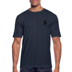 FL-FIT T-shirt Bleu — Poitrine, logo FL  noir, coupe classique sport