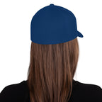 FL-FIT Casquette Billie — unisexe, bleu roi, face, logo FL blanc brodé