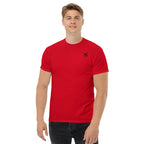FL-FIT T-shirt classique — homme, rouge, face avant, collection E-book sport, coupe régulière, intensité