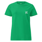 FL-FIT T-shirt femme Softstyle — vert émeraude, face avant, coupe ajustée légère, coton doux, éclatant