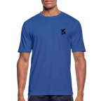 FL-FIT T-shirt Bleu — Poitrine, logo FL  noir, coupe classique sport