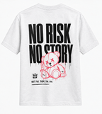 T-shirt Oversize Unisexe NO RISK NO STORY – FL-FIT