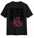 T-shirt Oversize Unisexe NO RISK NO STORY – FL-FIT