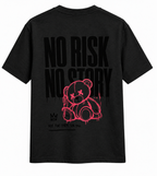 T-shirt Oversize Unisexe NO RISK NO STORY – FL-FIT