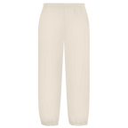 Pantalon de jogging oversize beige FL-FIT, coupe large lifestyle sport pour un look urbain et décontracté