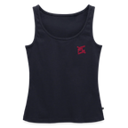 Débardeur  Femme FL-Fit – Légèreté, Confort et Performance - bleu marine avec logo brodé orange 