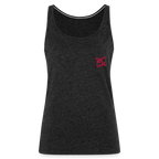 Débardeur  Femme FL-Fit – Légèreté, Confort et Performance - charbon avec logo brodé orange 