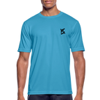homme portant un T-shirt respirant Homme - bleu saphir